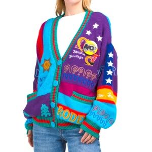 NO! JEANS
Wild West Cardigan Heritage Multicolor Knit with Embroidery NWOT